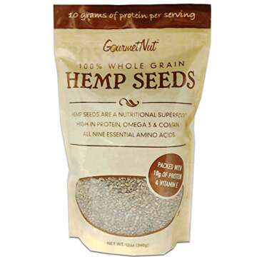 Nutritious Hemp Seeds for Snacks and Pets - 12 Oz