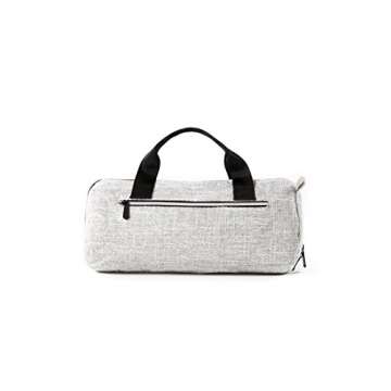 Dime Bags - Padded Duffle Tube, Durable Hemp Blend (15 Inch, Grey)