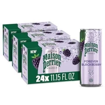 Maison Perrier Blackberry Sparkling Water - 24 Cans of Refreshment