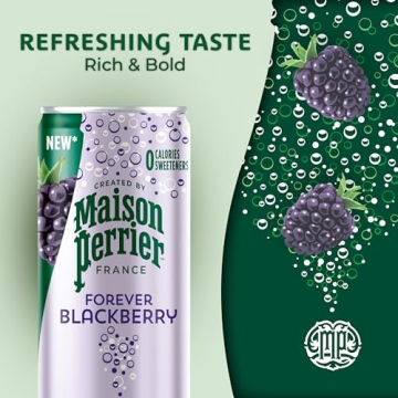 Maison Perrier Blackberry Sparkling Water - 24 Cans