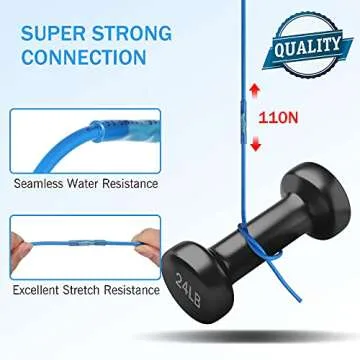 Kuject 210PCS Heat Shrink Butt Connectors, Tinned Copper Waterproof Electrical Butt Splice Connector Kit, Insulated Sealed Crimp Connectors for Marine Boat Truck Stereo Joint