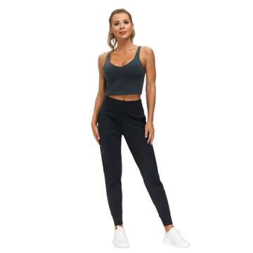 Lightweight Tapered Lounge Joggers Pants for Women