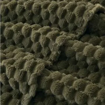 EXQ Home Cozy Fleece Throw Blanket - All Season Softness