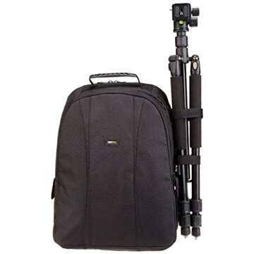 Amazon Basics DSLR and Laptop Backpack (Orange)