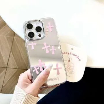 ezyuzy iPhone 15 Pro Max Case with Cross Design