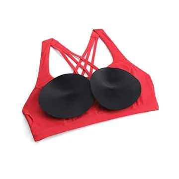 CRZ YOGA V Neck Sports Bra for Yoga & Training