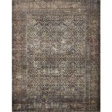 Loloi Amber Lewis Morgan Collection MOG-03 Denim/Multi 5'-0" x 7'-0", .38" Pile Height, Area Rug feat. CloudPile™