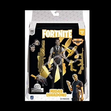 FORTNITE Midas 6-inch Figure - Highly Detailed with Accessories