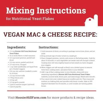 Hoosier Hill Farm Nutritional Yeast Flakes, 1LB (Pack of 1)