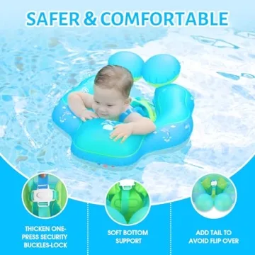 LAYCOL Baby Swimming Pool Float with UV Canopy
