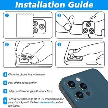 imluckies iPhone 12 Pro Max Camera Lens Protectors