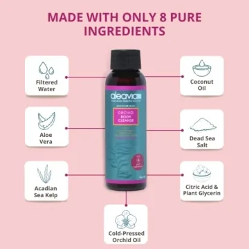 Aleavia Travel Orchid Body Cleanse - Organic & All-Natural 2 oz