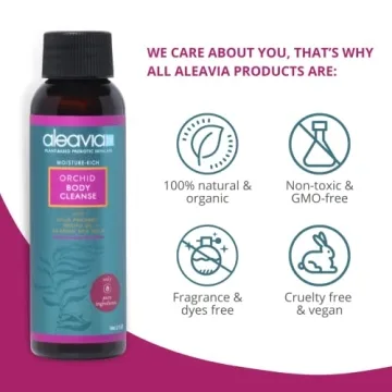 Aleavia Travel Orchid Body Cleanse - Organic & All-Natural 2 oz