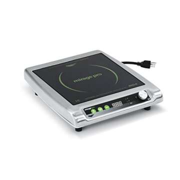 Vollrath (59500P) Mirage Pro Countertop Induction Range (1800-Watt, 15-Amps, NSF)