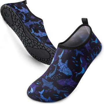 SIMARI Water Shoes for Swimming, Surfing, Yoga & Beach - Quick-Dry Aqua Socks