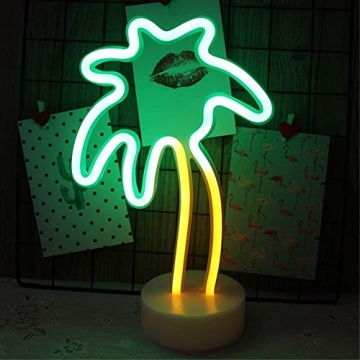 Coconut Palm Tree Neon Light for Parties & Kids