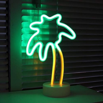 Coconut Palm Tree Neon Light for Parties & Kids