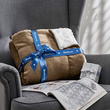 Bedsure Sherpa Fleece Throw Blanket - Soft Cozy Warmth?
