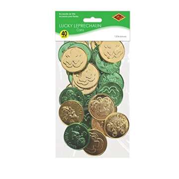 Lucky Leprechaun Plastic Coins