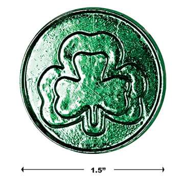 Lucky Leprechaun Plastic Coins