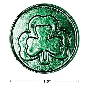 Lucky Leprechaun Plastic Coins