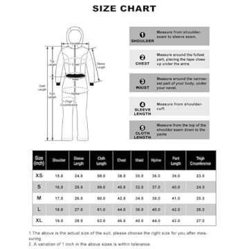GSOU SNOW Womens Ski Suit One Piece Snowsuit Snowboard Jacket Slim Snow Jumpsuit Ski Outfit Waterproof Windproof for Winter Sports