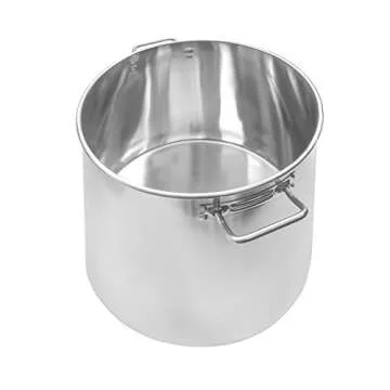 Concord Stainless Steel 30 Quart Stock Pot for Home Brewing