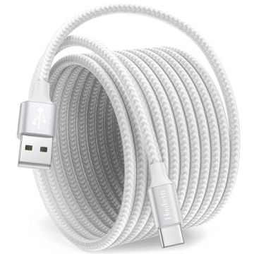 Huukein 10 ft USB C Cable – Fast Charging & Data Transfer for All Devices