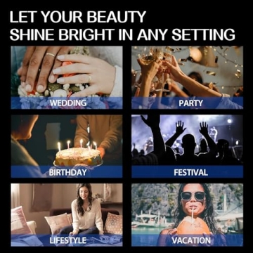 UNA GELLA Long Coffin Fake Nails - 216pcs Press On Tips