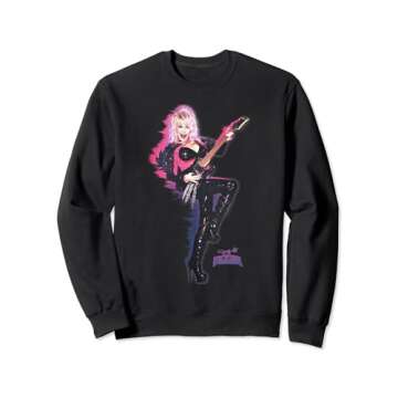 Dolly Parton Rockstar on Fire Sweatshirt