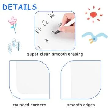 Grope Dry Erase Lapboard Portable Dual-Sided Learning Tool