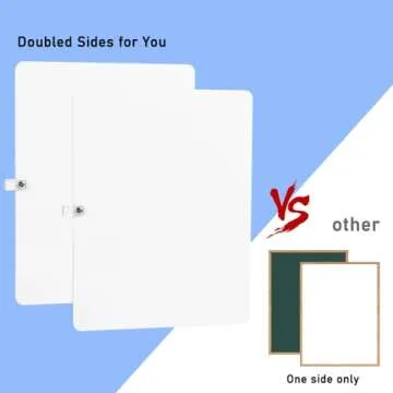 Grope Dry Erase Lapboard Portable Dual-Sided Learning Tool