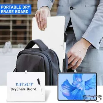 Grope Dry Erase Lapboard Portable Dual-Sided Learning Tool