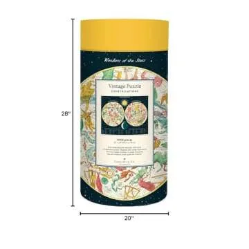 Cavallini Papers & Co. Constellations 1,000 Piece Puzzle, Multi