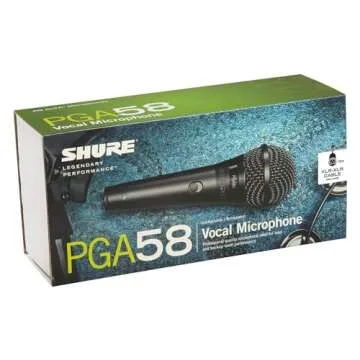 Shure PGA58 Microphone for Clear Vocals and Versatile Use