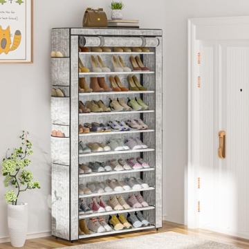 OYREL Shoe Rack 10 Tier - Store 50-56 Pairs Neatly