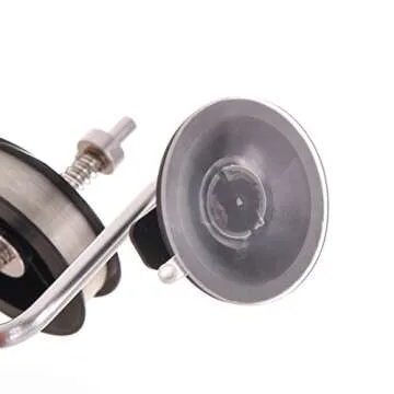 LEOSPORT Portable Fishing Line Spooler System Ultimate Line Winder Spooling Station Fishing Tool (Black Silver)