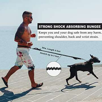 CHUNKY PAW Hands Free Dog Leash for Active Dogs