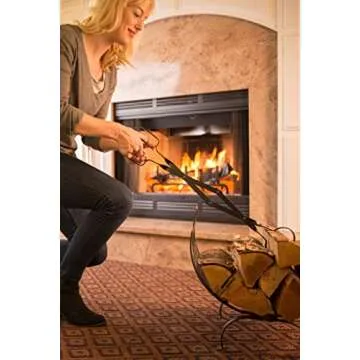 Epica Fireplace Tongs, 26" Long, Log Grabber