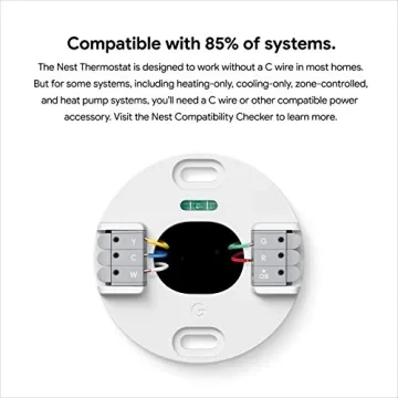 Renewed Google Nest Smart Thermostat WIFI Energy Efficient