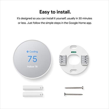 Renewed Google Nest Smart Thermostat WIFI Energy Efficient