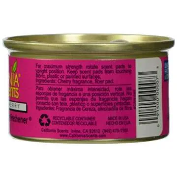 California Scents Spillproof Organic Air Fresheners - Coronado Cherry, 1.5 oz Canister