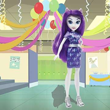 My Little Pony Equestria Girls Friendship Party Pack, 7 Doll Pack with Removable Outfits & Shoes, Great Gift for Kids