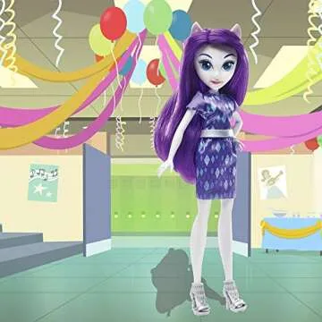 My Little Pony Equestria Girls Friendship Party Pack, 7 Doll Pack with Removable Outfits & Shoes, Great Gift for Kids