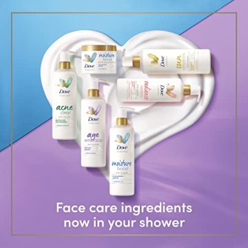 Dove Body Love Moisture Boost Cleanser 3 Pack for Dry Skin