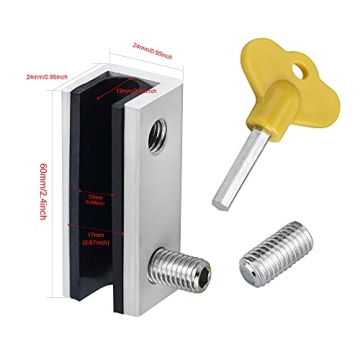 Sliding Window Locks with Keys - 4 Security Sets