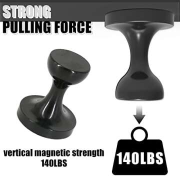 Heavy Duty MHDMAG Magnetic Hooks for Home and Office