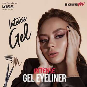 KISS NEW YORK Pro Intense Gel Eyeliner - Long Lasting & Waterproof
