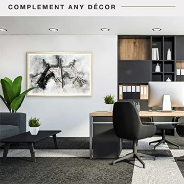 Elegant MCS 24x36 Brass Poster Frame for Art and Photos