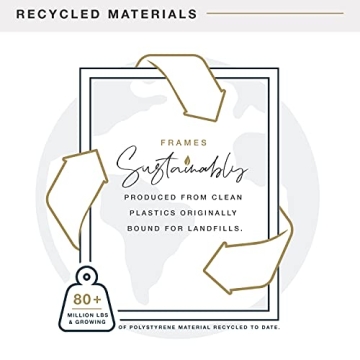 Elegant MCS 24x36 Brass Poster Frame for Art and Photos